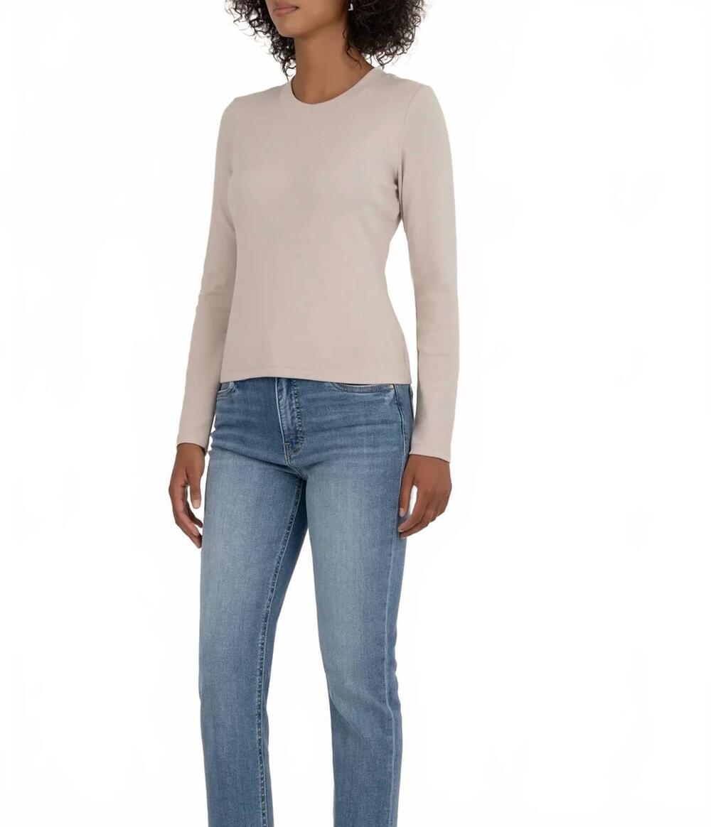 NEW KUT FROM THE KLOTH noelie top in taupe